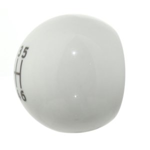 Ford Mustang Shift Knob - Ford Racing - Bullitt - White - `15-`19 Ford Mustang Shift Knob - Ford Racing - Bullitt - White - `15-`19